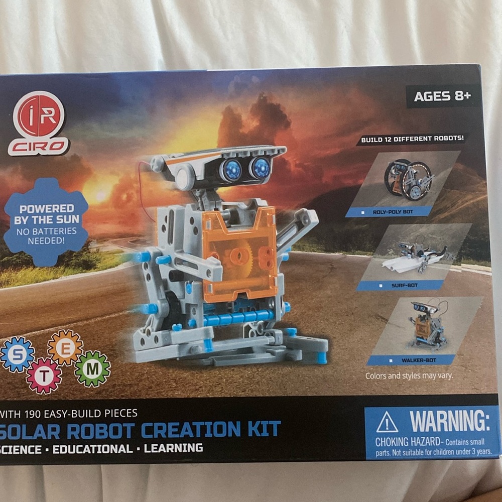 STEM Solar powered Robot Creation Kit NEW